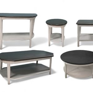 High Quality Luxury Modern Wooden round Rectangle Cocktail Table Set Home Furniture Consle End Table for Living Room