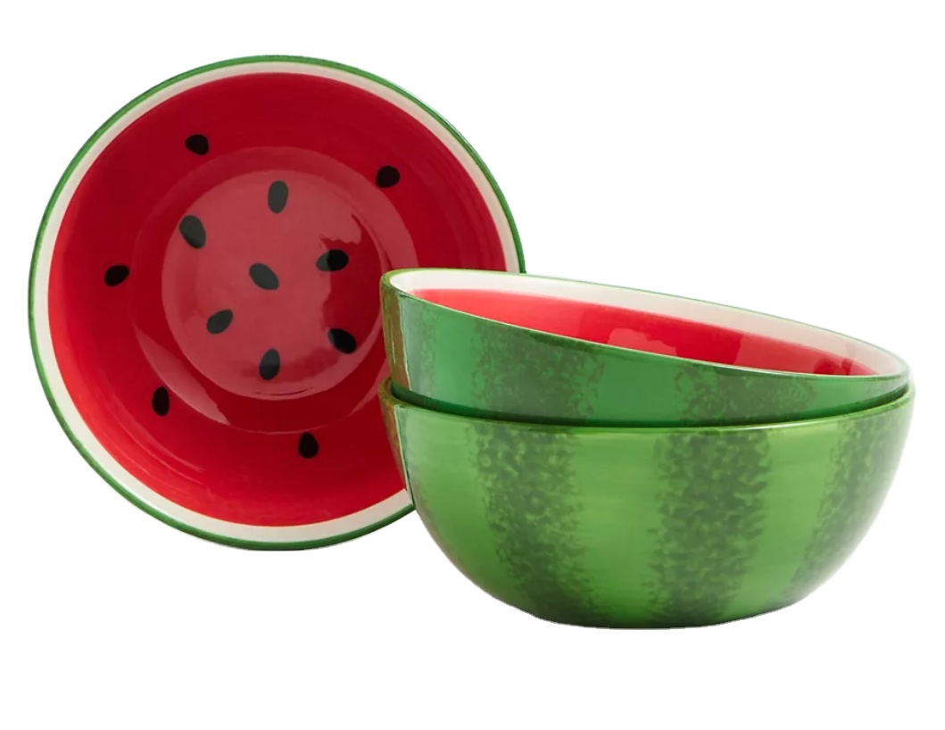 Fruits Vegetables Pumpkin 3D Ceramic Bowl Mug Ceramic Plate Home Decoration Ceramic Container Kitchen Storage Cute Fruit Bowl