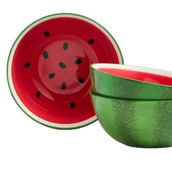 Fruits Vegetables Pumpkin 3D Ceramic Bowl Mug Ceramic Plate Home Decoration Ceramic Container Kitchen Storage Cute Fruit Bowl