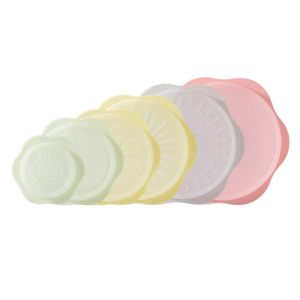 Reusable Elastic Bowl Covers For Pan Can Round Container EasyTo Clean Food Grade Silicone Stretch Lids for Food Keep fresh