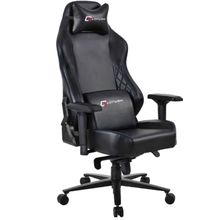 Office chair with headrest and lumbar support