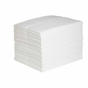 Eco-friendly General spill Absorbent Pad White Oil Absorbent Sheet for spill management