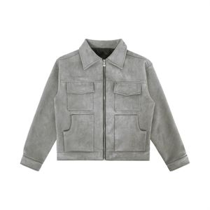 New Trend Unisex Custom Design Coated Fleece Fabric Light Puffer Down Embroidered Zip Up work Jacket Winter Coat