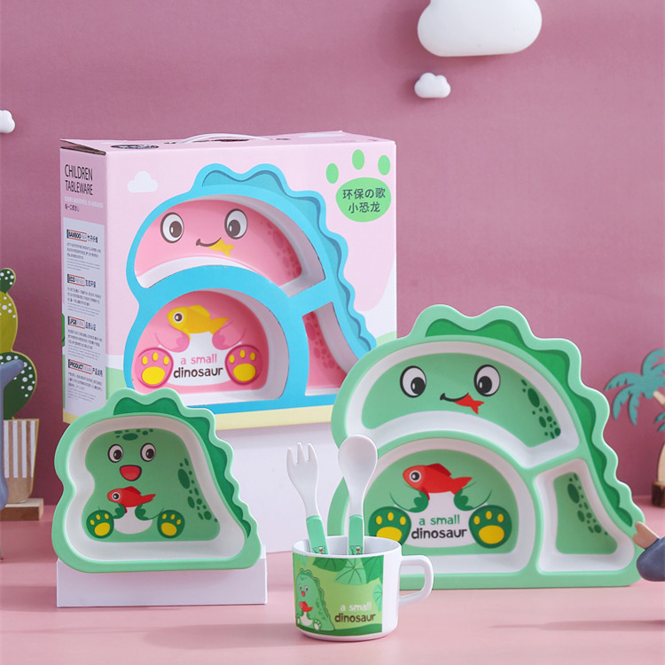 High Quality plastic plates and bowls sets kids dinner set eco friendly kids dinnerware sets