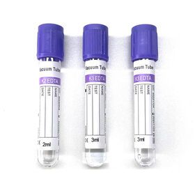 Best selling medical disposable EDTA K2 K3 Vacuum blood collection test tube