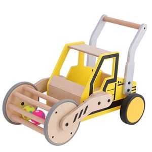 Baby Wooden Cart Toys Educational Toys Outdoor Wooden Baby Walker