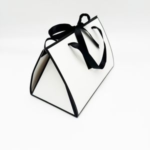 Custom Size Luxury Folding Gift Box Classic White Large Presentation Gift Paper Box For Packing