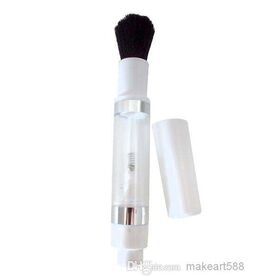 Free sample pump powder brush loose powder refillable brush dispensing powder brush