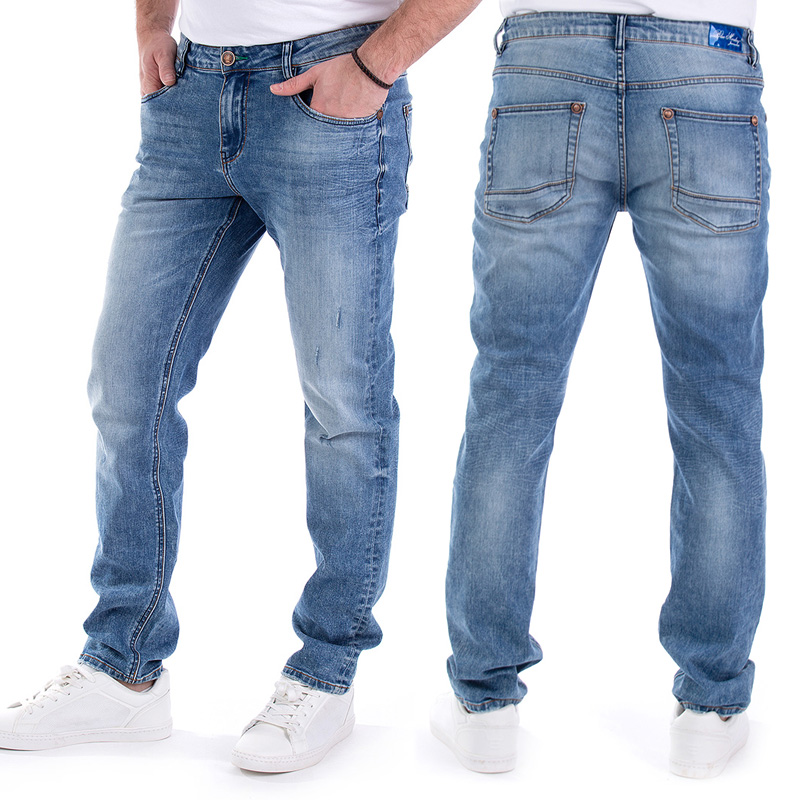 Ripped denim jeans for men 2023 Custom Wholesale men Ripped painted jeans