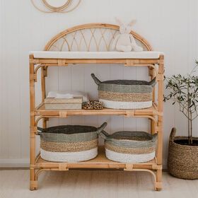 Rattan Baby Change Table/ Wicker Storage Table Wholesale Rattan Furniture