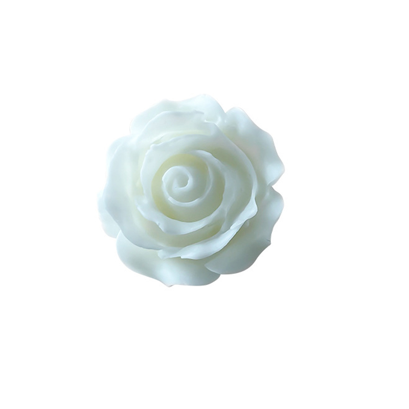 Dongyang Lujiu Trading Co., Ltd. Handmade aromatherapy plaster rose flower mold Korean rose candle drip silicone mold