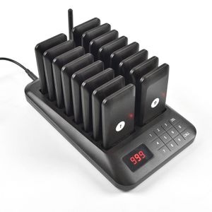 Factory Wholesale Price Restaurant Pager System 16 Pagers Wireless Calling System Buzzers For Restaurant Cafe