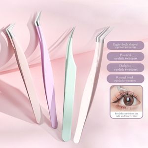 Wholesale new Lash Tweezers False Eyelash Extensions Tweezers for eyelash extension