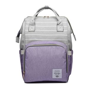 LEQUEEN Diaper Bag Pure Color Men's Mummy Baby Care Nappy Bag 42CM Large Capacity Waterproof Business Backpack Travel Bag