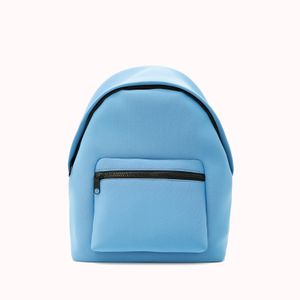 Custom high quality minimalist neoprene backpack small soft SBR Chloroprene Rubber teen kids school bag