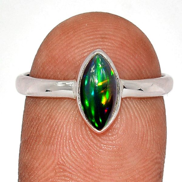 Chalama Black Opal 925 Sterling Silver Gemstone Jewelry Custom Jewelry Manufacturer Gift For Her
