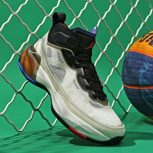 Wholesale Professional Basketball Sneaker OEM High Top custom logo New Fashion Athletic Sport Basketball Shoes for men
