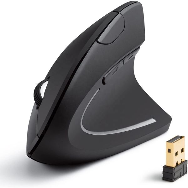 High Quality USB Mouse With Colorful LED Light 6D Computer Ergonomics Mice Optical Wireless Ergonomic Vertical Mouse