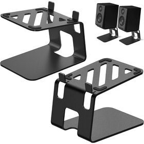 Desktop Metal Speaker Stands Pair for Desk Speakers Studio Speaker Riser