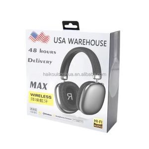 US/EU Top Quality ANC Max Headphone  metal serial number pro 2 noise cancelling Wireless Earbuds Gen2 Earphone Headphone