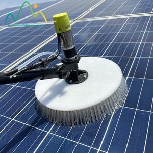 Hot Sell 3.5M 5.5M 7.5M Dc Ac Solar Panel Cleaning Washing Machine Single Head WashTools Electric Solar Panel Cleaning Brush
