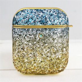Luxury Glitter Earphone Case Sparkle Electroplating Earphone Protective Cover Case for Airpods Pro