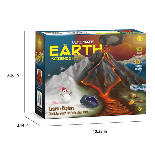 DIY STEM TOYS Magic dig kit Volcano Experiment Toy Kids Diy Science Kits 3 in 1 Education Toys ULTIMATE EARTH SCIENCE KIT
