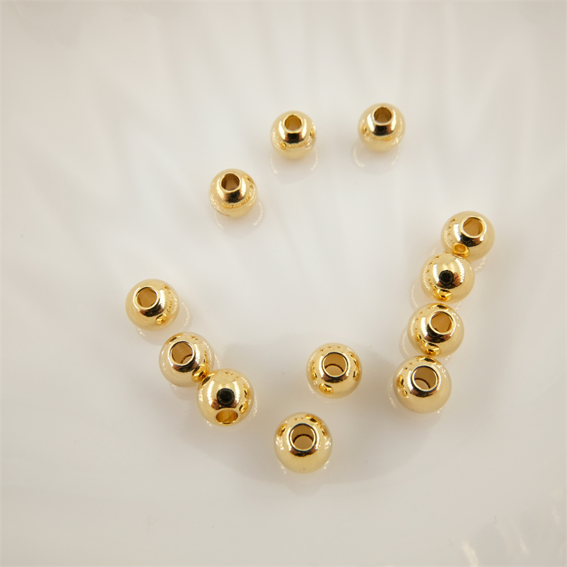 Yiwu Xinba Jewelry Accessories Factory jewellery beads 18k gold 12mm beads nepal tibetan beads for accessories