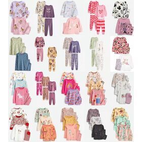 Stock Multicolour Sets Super Low Price Random Colours Children's Long Sleeve Long Pants Sets Homewear Pajama Sets