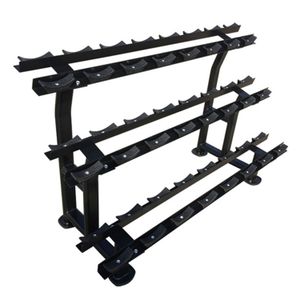Gym Equipment Three Layers 8 Pairs Dumbbell Rack