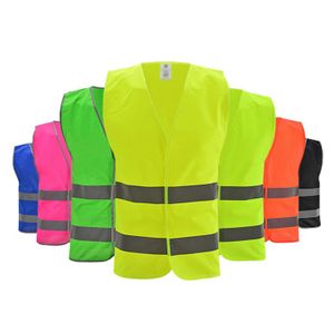 OEM Custom Reflective Clothing Traffic Road Hi Vis Airport High Visibility Reflective Safety Vest