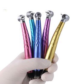 Colorful Quality products e-generator handpiece / turbine internal triple spray dental handpiece led 2 holes and 4 holes