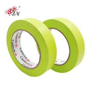 Cheap General Porpuse Crepe Paper Masking Tape Heat Resistant Green High Temperature Masking Tape For Car Painting