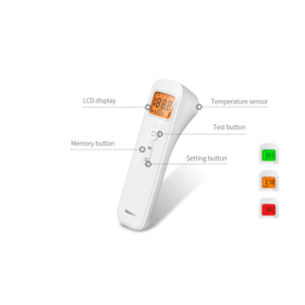 High Accuracy infrared digital medical non-contact bluetooths forehead thermometer wireless thermometer