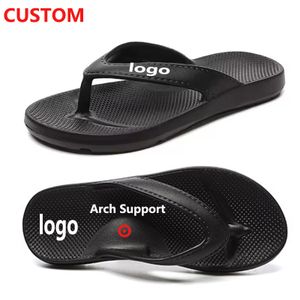 Beach Flip Flop For Women Custom Flip Flop Slides Arch Support Orthotics Sandals Spa Wedding Party Soft Slippers Customized Logo
