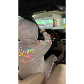 Wholesale Unisex Jogging Hoodies Custom 3M Reflective Men's Tracksuits