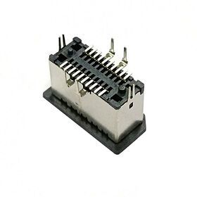 20P female Vertical USB 3.1 connector TYPE E KEY A female connector plug micro USB 3.1 connector socket