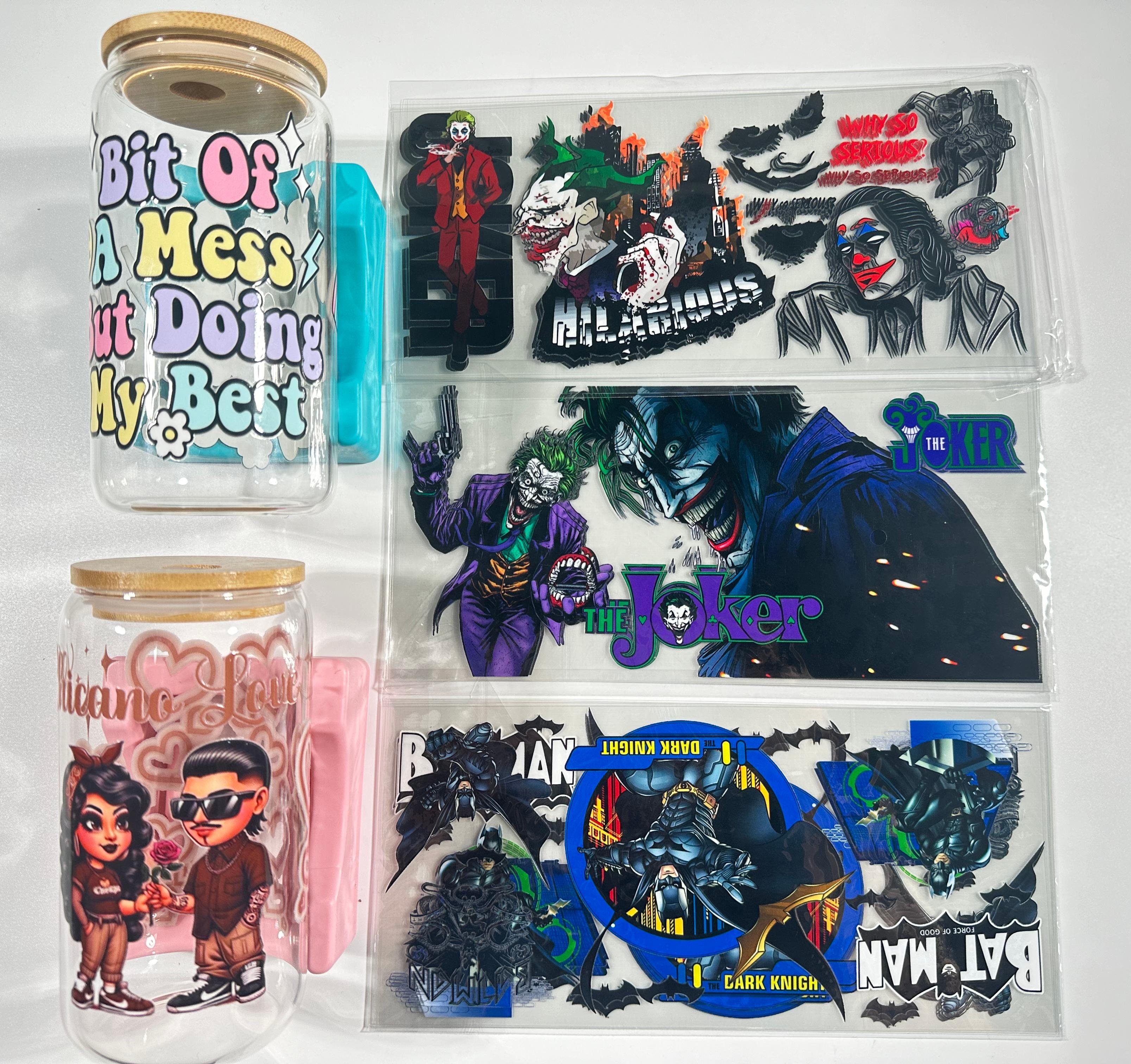 Cheap Custom Popular Cold Cup Transfer Label Ready To Peel Stickers Cup Wraps Transfers UV DTF Sticker For 16Oz Tumbler Cups