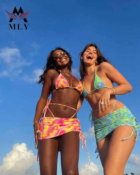Swimsuit thong Sexy Triangle Bikini Set Women Micro beachwear Custom Girls swimwear