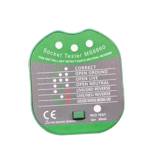 Drop Shipping Tester Australia Socket Tester Ground tester Ground Zero Line Switch Safety Electroscope