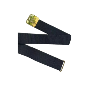 Manufacturer custom 5.4cm PP black  tactical belt buckle mens metal buckles