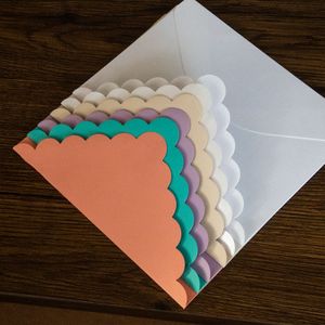 Custom Logo Printing Business Invitation Gift Card Packaging Envelope Wedding Greeting Paper Envelope