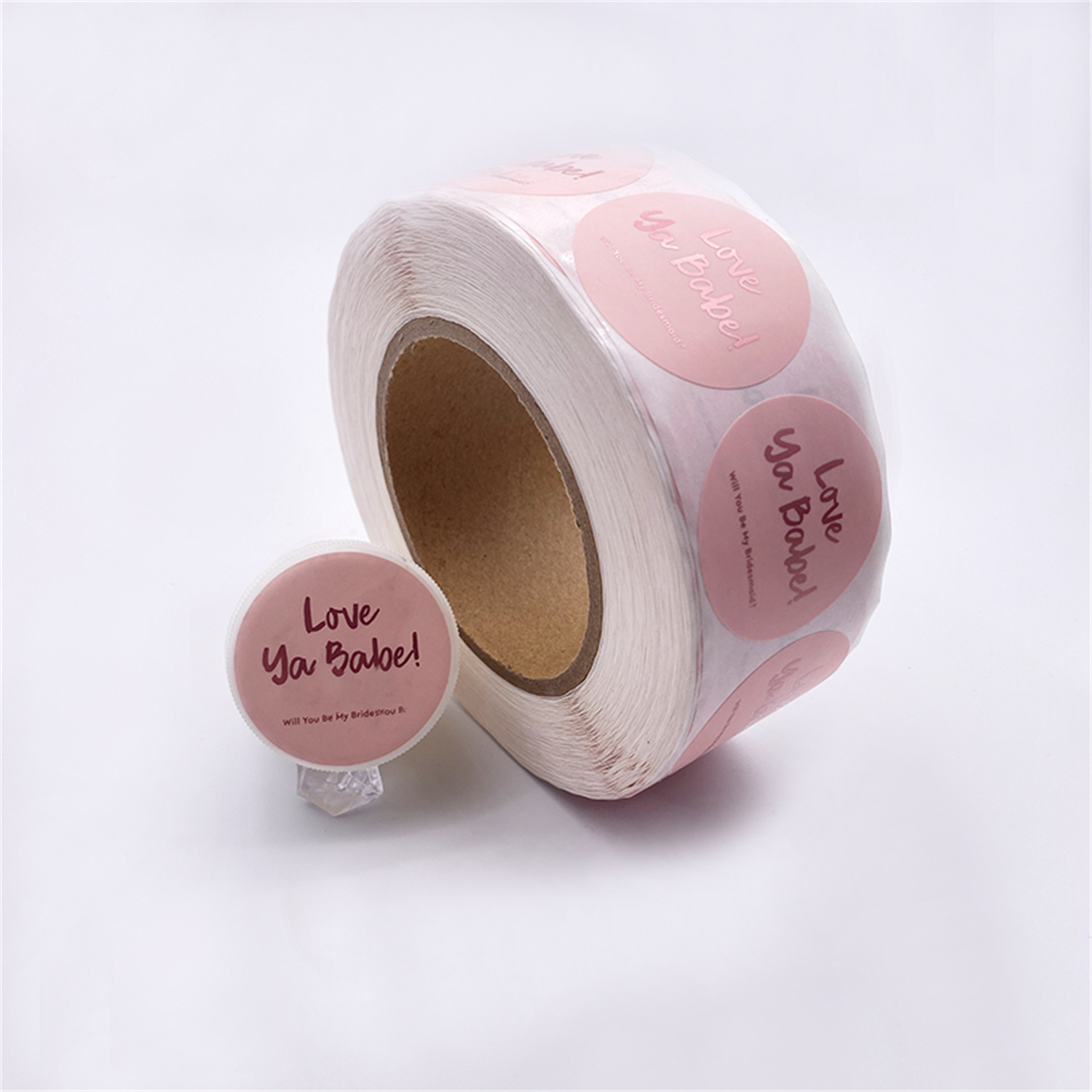 Manufacturer Private Packaging Waterproof Candle Personalised Test Lip Gloss Sticker Label
