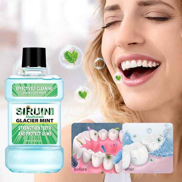 Wholesale Fresh Breath Cherry Blossom Peach Ice Blue Cool Therabreath Mouthwash Oral Care Products Bad Breath Fresheners