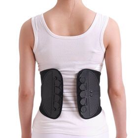 Breathable Lower Back Waist Support Brace Unisex Adjustable Straps Lumbar Support