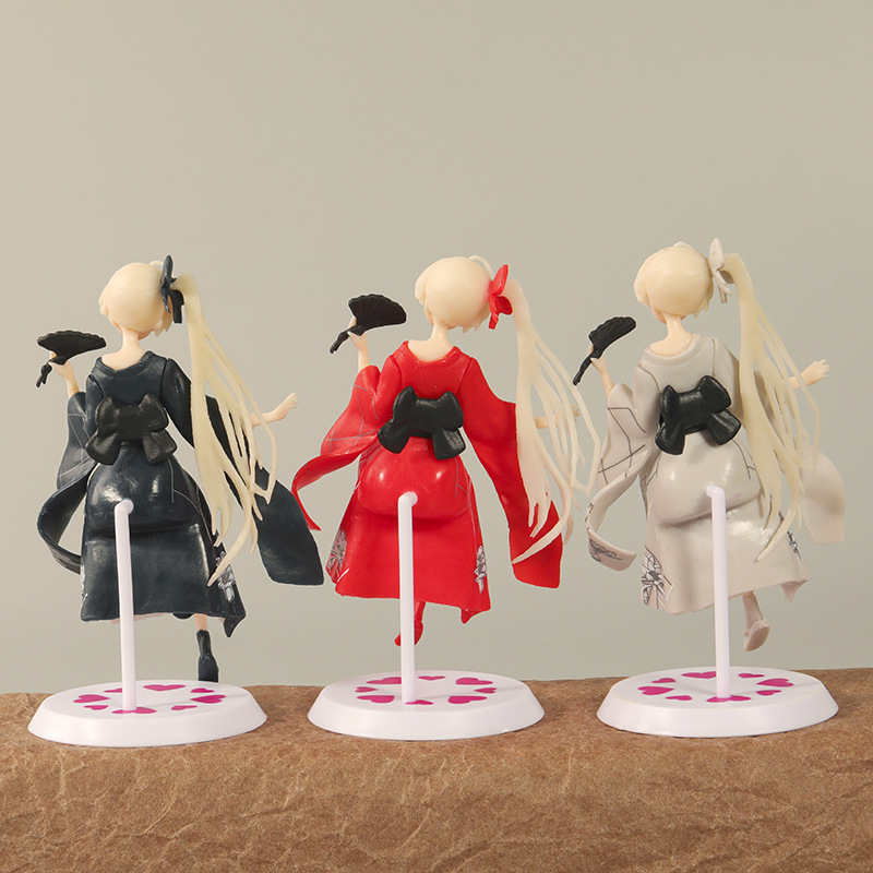 Zhejiang Henglin International Trade Co., Ltd. Hot Sale Anime Girl The Sky Kasuga Kimono Dome Sister Kasugano Sora Figure Car Decoration Toy Doll Action Figure