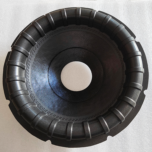 12 inch  Non Pressed  Paper  Speaker Parts Cone with  Rib  surround 78mm  VCID for Car Audio