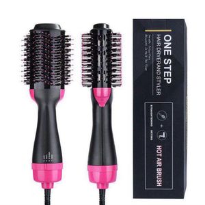 Hot Air Hair Dryer Brush Multi Styler 4 in 1 Interchangeable Hair Dryer Volumizer ionic Curling Brush Hair Dryer and Styler