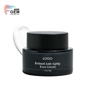 Natural Vegan Custom Logo Non-Greasy Firmness Improving Skin Texture Deep Wrinkles And Age Spots Retinol Anti-Aging Face Cream