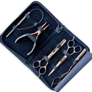 Factory Wholesale Hair Extension Tools Kit Professional Quality Hair Salon 3 Hole Plier With Women Razor Pulling Loop & Scissors